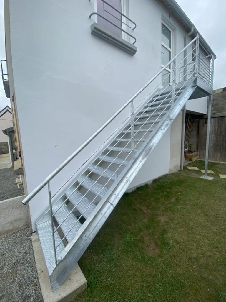 Escalier galavanisé Plouescat