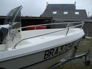 Garde corps bateau 2 - Plouescat Brest