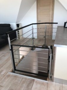 Garde corps mezzanine 1 - Plouescat Brest