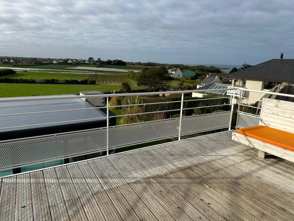 Garde corps terrasses exterieures 1 - Plouescat Brest