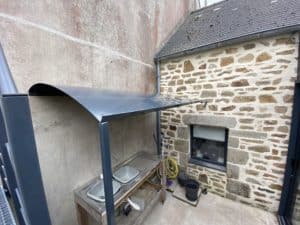 Marquise acier peint Plouescat - Plouescat Brest