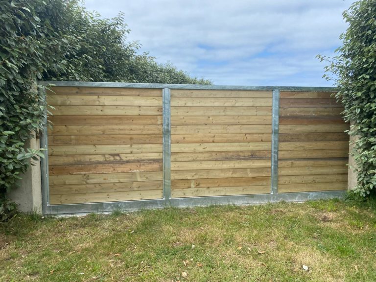 Palissades en bois - Plouescat Brest