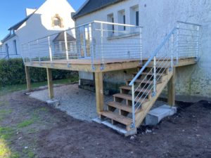 Terrasse sur pilotis 3 - Plouescat Brest