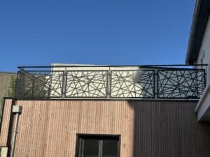 Garde corps exterieur modele toile daraignee Lesneven 2 - Plouescat Brest